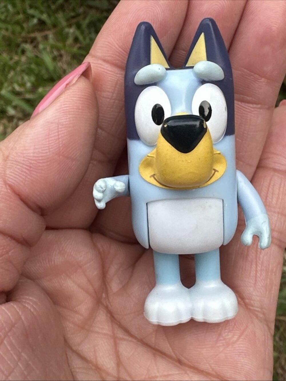 Disney Bluey Bandit Plastic Figurine 2.5” Cake Topper Toy